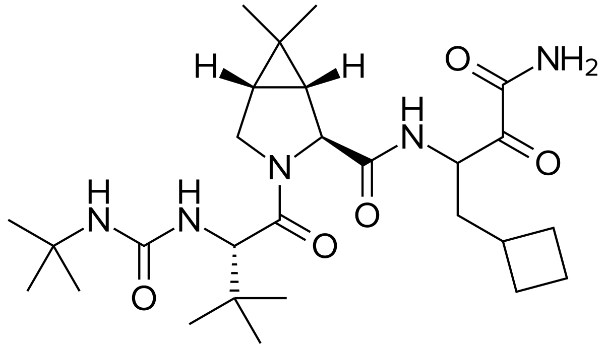 Chemical Structure of Boceprevir